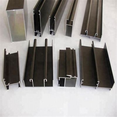 Industrial Wood Grain Aluminum Extrusion  Window And  LED Strips Use