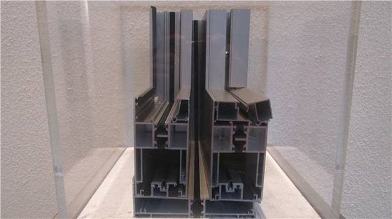 Thermal Insulation Aluminum Structural Extrusions Double Glass Window Aluminum Profile 