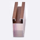 ISO9001 Slim Aluminium Door Frame Sections 6063 Powder Coating Glass Door Profile