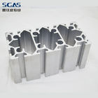 Custom 6063 T5 Extruded Aluminum Extrusion Silver Anodizing Mill Finish