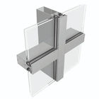 Visible Invisible Frame Double Glazed Curtain Wall Aluminium Profiles