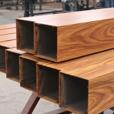 6063 Aluminum Squeeze Tubes Wood Simulated Surface Aluminium Extrusions Price List