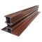 Lightweight Wood Grain Aluminum Extrusion Easy To Clean And Maintain