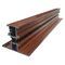 Environment Friendly Wood Grain Aluminum Extrusion  ISO9001 CE Certificated