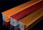 6.0M Length 3.0MM Wood Grain Transfer Aluminum Extrusion Profile