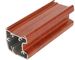 6008 T6 Anti Fading Wood Look Aluminium Profile  Anodizing Protection