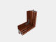 EN755 6063 T5 Wood Finish Aluminium Profiles Extrusion