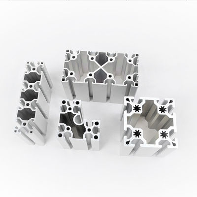 OEM Customized Silver Extrusion Aluminum Profiles T Slot Aluminum Heatsink Extrusion Profiles