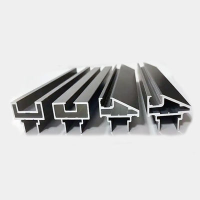 0.8mm-2.0mm Thickness Aluminum Door Profiles For Kitchen Cabinets 20mm-200mm Width