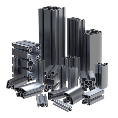 V Slot Extrusion Aluminum Profiles Powder Coating Aluminium Trim Profiles