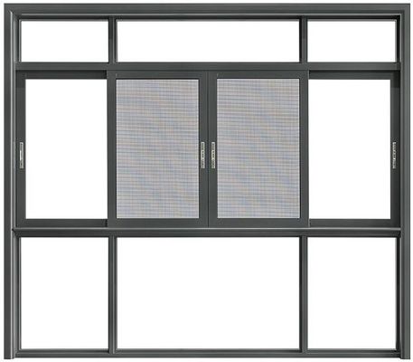 Thermal Break Aluminium Sliding Window Profile Customized 6063 T5 Aluminium Alloy Frame