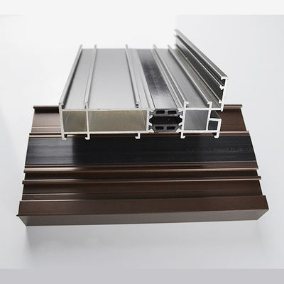 6063 T5 Window Frame Sections 6m Anodized Aluminium Extrusion